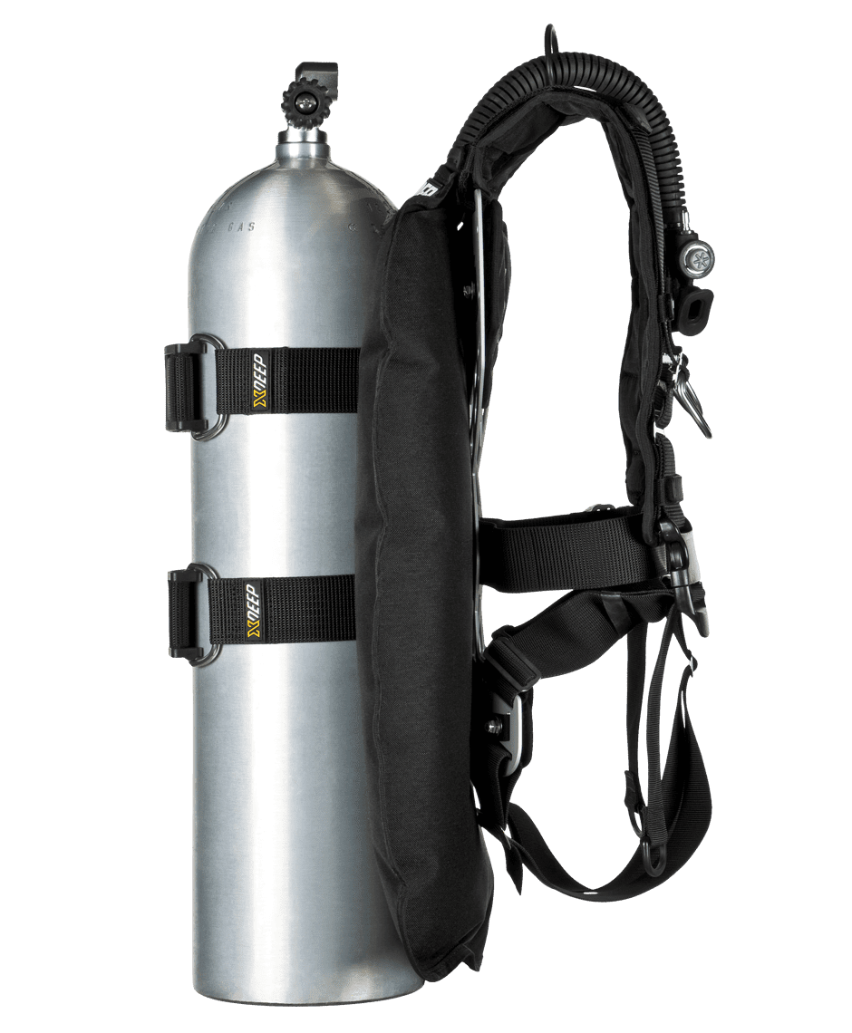 XDeep Ghost Deluxe – Gilet De Plongée Technique Type Wing – Pour Plongeurs Loisir Et Tech – Taille L Avec Poids Intégrés